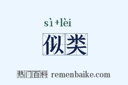 似类是什么意思的图片